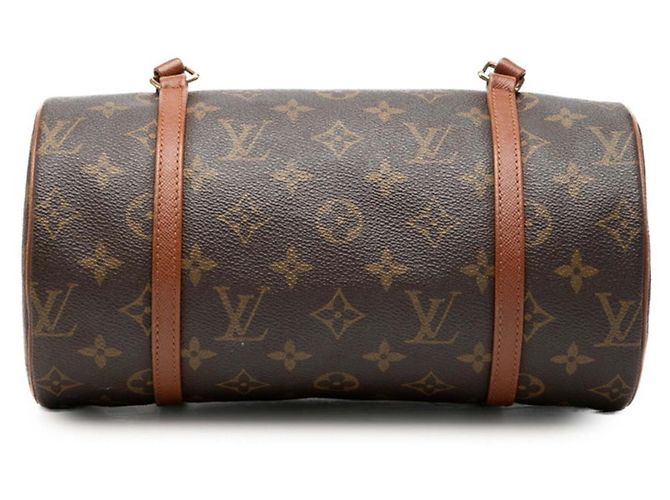 Borsa Louis Vuitton Monogram Papillon 26 Marrone - vista 3