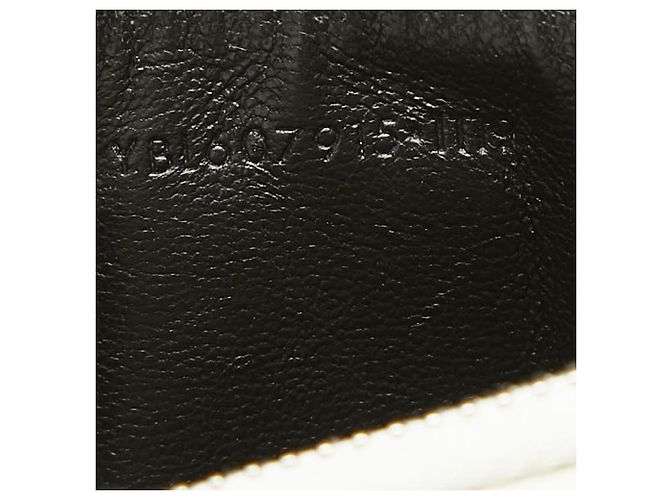 Tarjetero Saint Laurent Cassandra Logo YSL Plata Crudo - vista 7