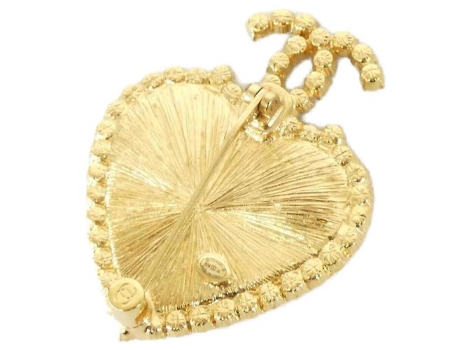 Spilla Chanel in nero, oro e bianco D'oro - vista 2