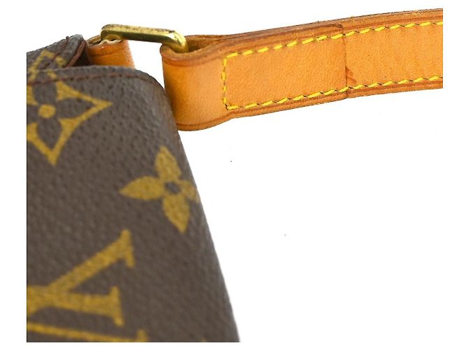 Borsa Louis Vuitton Musette Salsa in Tela Monogram PM Marrone - vista 6