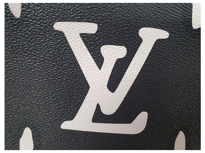 Louis Vuitton Neverfull MM Shopper in pelle Nero Rosa Stampa leopardo - vista 10