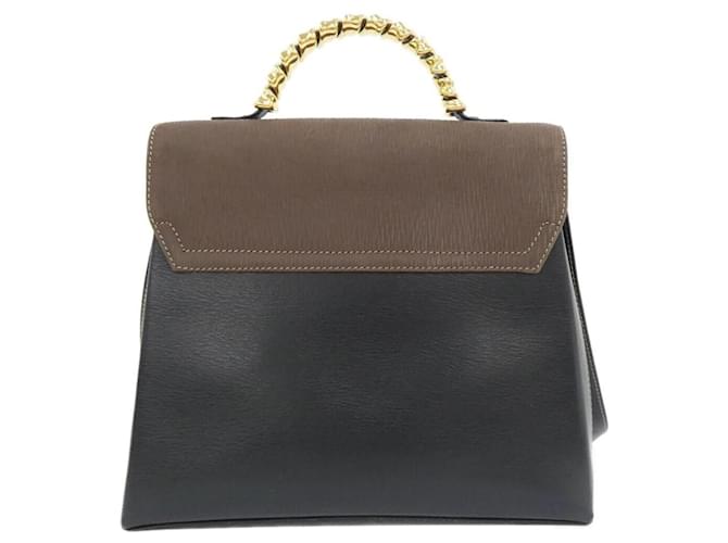 Borsa Loewe 13 76 80 Marrone Nero - vista 2