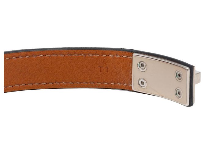 Hermès Bracciale Hermes Drag Double Tour Nero - vista 5
