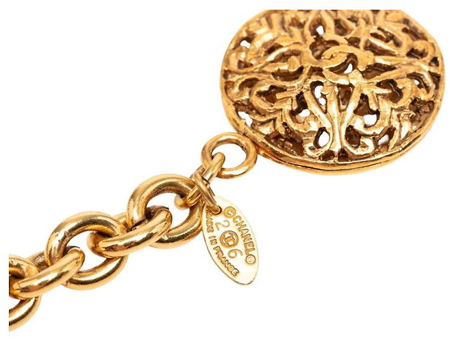 Timeless Chanel Vintage Kettengürtel Golden - Ansicht 3