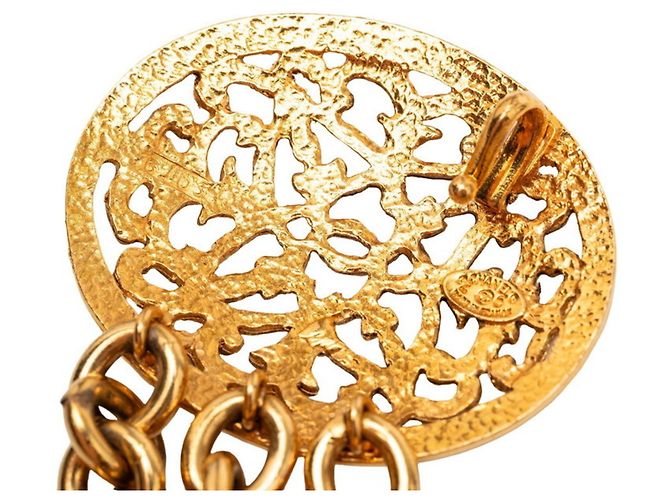 Timeless Chanel Vintage Kettengürtel Golden - Ansicht 5