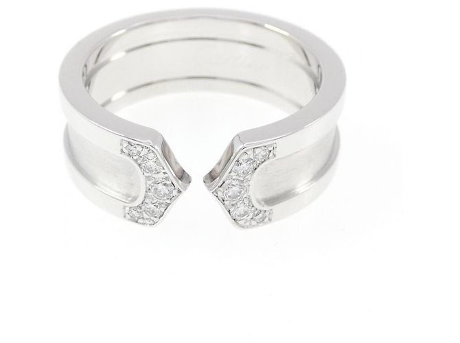 Cartier C2 Small Band Ring in Weißgold - Ansicht 2