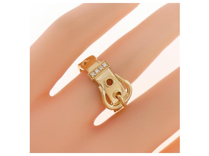 Ring Anel Boucles Sellier Hermès - vista 5