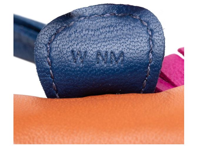 Hermès Hermes Rodeo PM Pegasus Accessorio per Borsa Charm Marrone Porpora Blu navy - vista 4