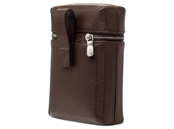 Pochette taille Louis Vuitton Monogram Glace Ray Marron - vue 2