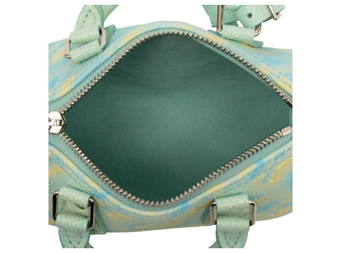 Louis Vuitton Monogram Empreinte Nano Speedy Bandoulière Verde - vista 4
