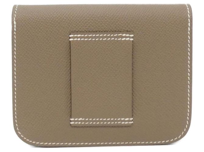 Hermès Cartera Slim Constance Hermes Gris pardo - vista 2