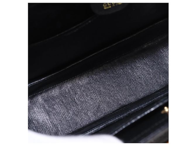 Gucci Bamboo 1947 Top Handle Leather Small Nero - vista 5