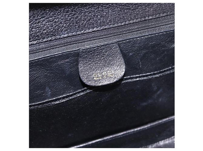 Gucci Bamboo 1947 Top Handle Leather Small Nero - vista 6
