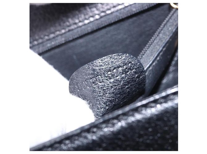 Gucci Bamboo 1947 Top Handle Leather Small Nero - vista 7