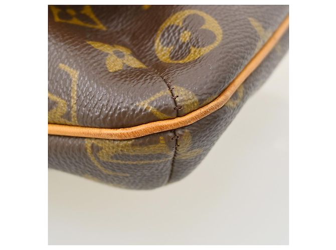 Borsa Louis Vuitton Musette Salsa in Tela Monogram PM Marrone - vista 7