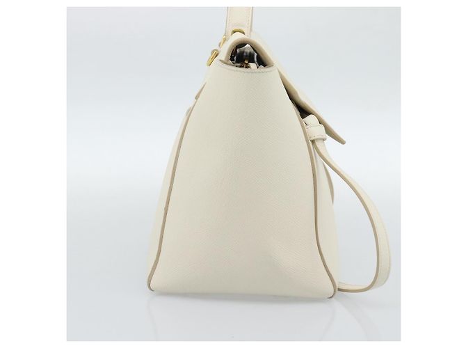 Belt Bag Céline Cinturón Celine de piel texturizada Micro Blanco - vista 3