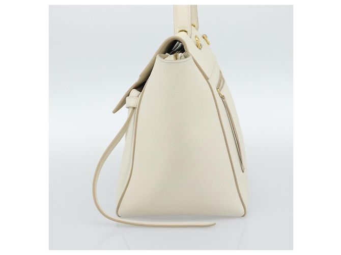 Belt Bag Céline Cinturón Celine de piel texturizada Micro Blanco - vista 4