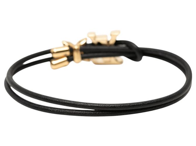 Bracciale Charm Louis Vuitton LV Bloom Nero D'oro - vista 3