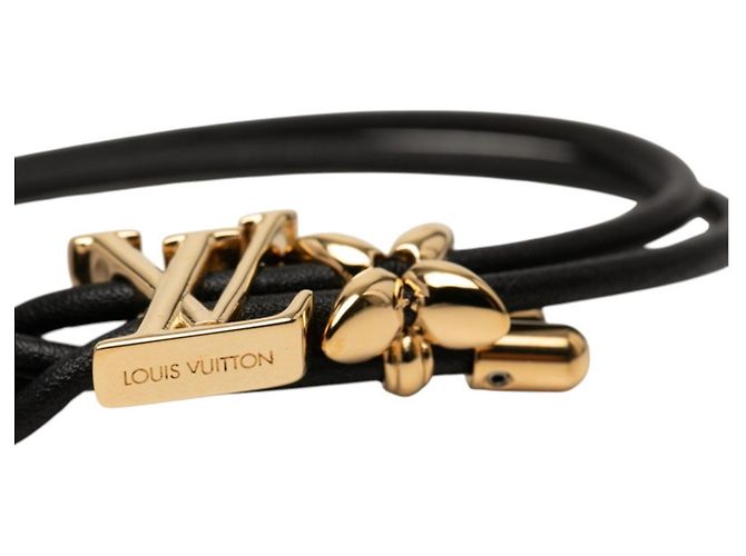 Bracciale Charm Louis Vuitton LV Bloom Nero D'oro - vista 4