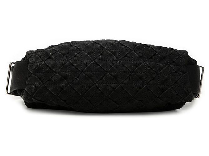 Bolsa de Ombro Bottega Veneta Intrecciato Preto - vista 3