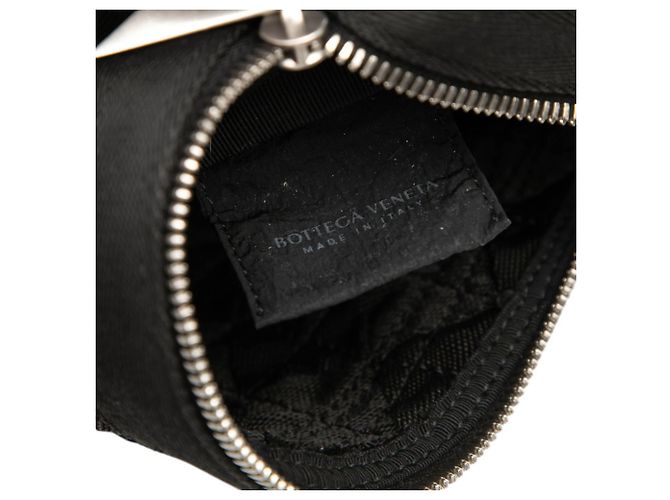 Bolsa de Ombro Bottega Veneta Intrecciato Preto - vista 5