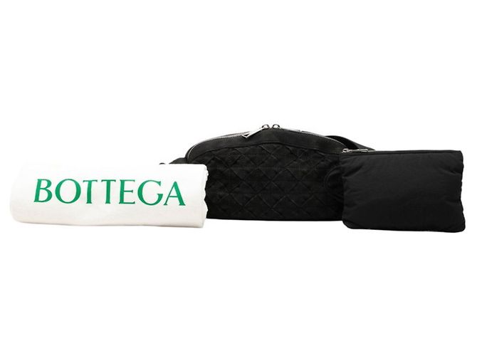 Bolsa de Ombro Bottega Veneta Intrecciato Preto - vista 7