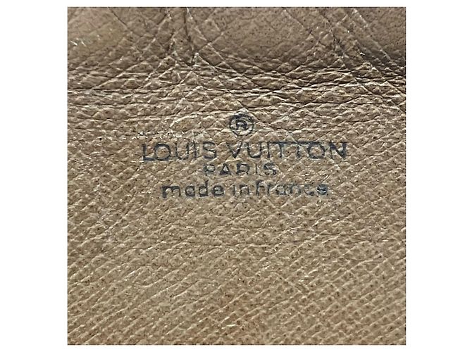 Clutch Louis Vuitton Marly Dragonne PM Marrone Monogramma - vista 4