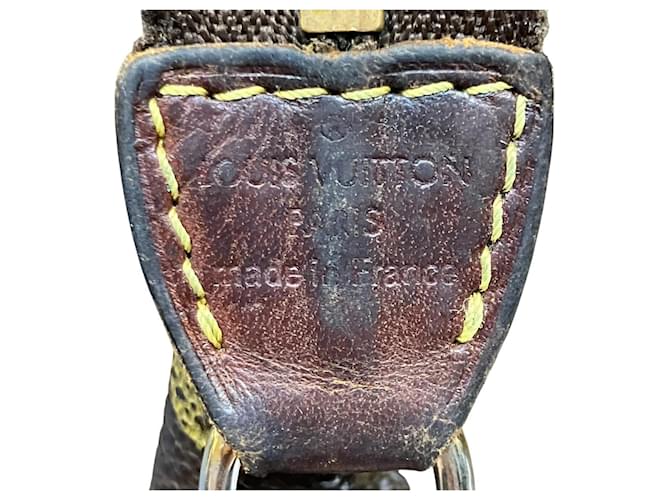Louis Vuitton Mini Pochette Accessoires Marrone Monogramma - vista 4