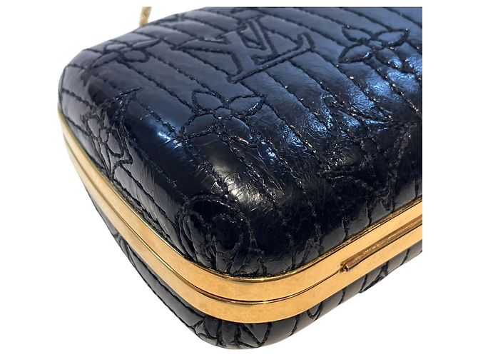 Borsa a Spalla Minaudière Louis Vuitton Nero Monogramma - vista 5