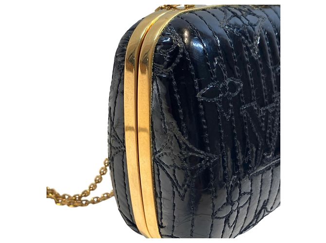 Borsa a Spalla Minaudière Louis Vuitton Nero Monogramma - vista 6