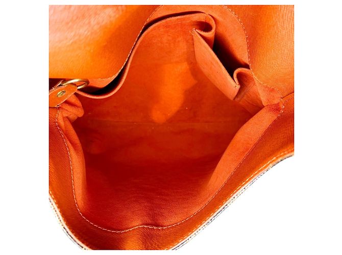 Bolsa de ombro Musette Louis Vuitton Marrom Damier ebene - vista 9