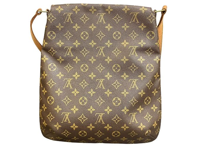 Bolso Musette Louis Vuitton Castaño - vista 2