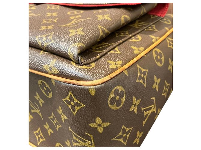 Borsa Louis Vuitton Multiplicité Marrone - vista 7