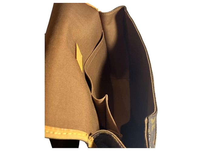 Borsa a Spalla Louis Vuitton Messenger Bosphore PM Marrone - vista 5
