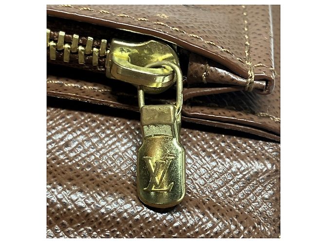 Portafoglio lungo Louis Vuitton Monogram Brazza Marrone - vista 6
