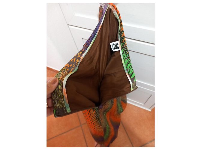 Pantalones Missoni con estampado Castaño Multicolor Verde Naranja Púrpura - vista 4