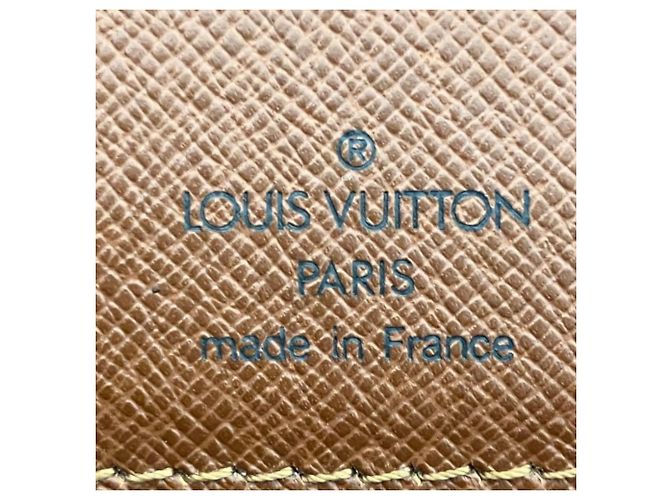 Borsa Louis Vuitton Monceau 28 in tela Monogram marrone - vista 4