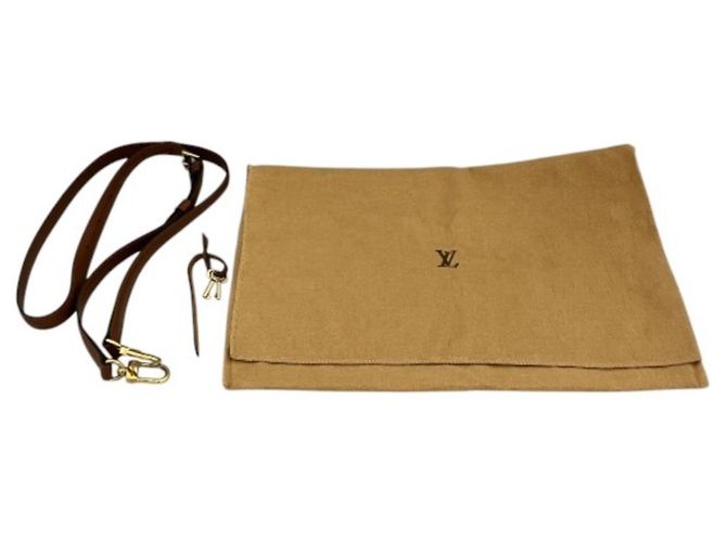 Borsa Louis Vuitton Monceau 28 in tela Monogram marrone - vista 5