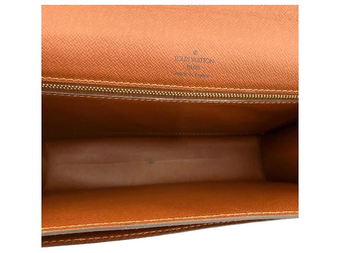 Borsa Louis Vuitton Monceau 28 in tela Monogram marrone - vista 7
