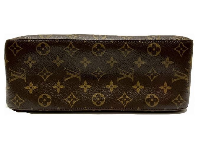 Borsa Tote Louis Vuitton Looping GM Marrone - vista 3