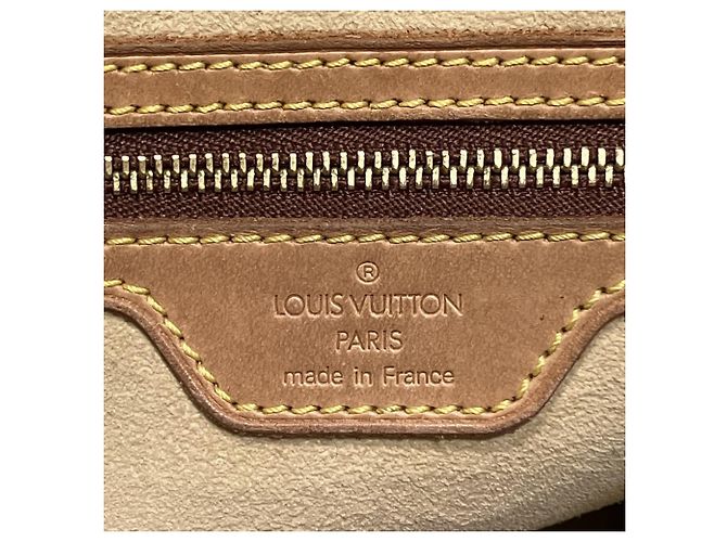 Borsa Tote Louis Vuitton Looping GM Marrone - vista 4