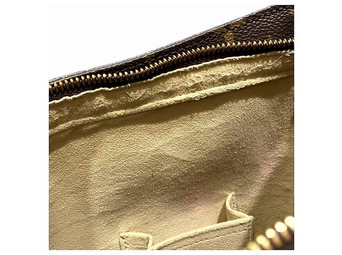 Borsa Tote Louis Vuitton Looping GM Marrone - vista 6