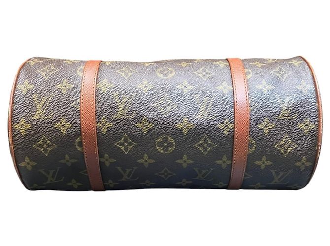 Borsa Louis Vuitton Old Papillon 30 Marrone - vista 3