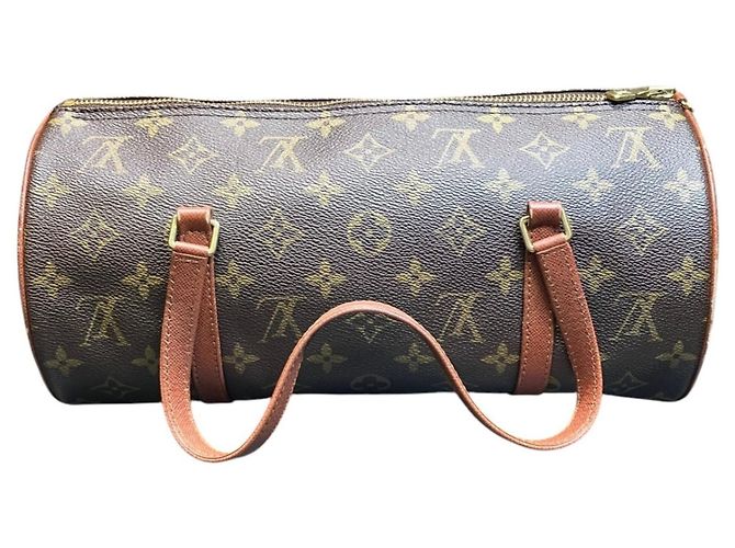 Borsa Louis Vuitton Old Papillon 30 Marrone - vista 9