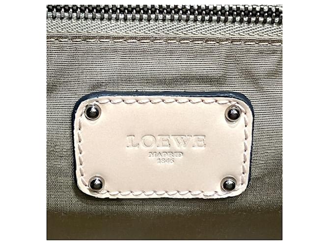 Borsa Loewe Amazona 35 Bianco - vista 4