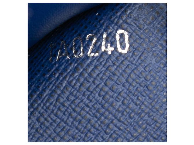 Portafoglio lungo pieghevole Louis Vuitton Monogram Brazza Blu - vista 9