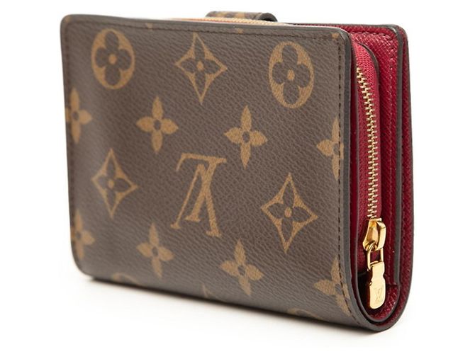 Carteira Bi-fold Juliette Monogram Louis Vuitton Marrom Fuschia - vista 2