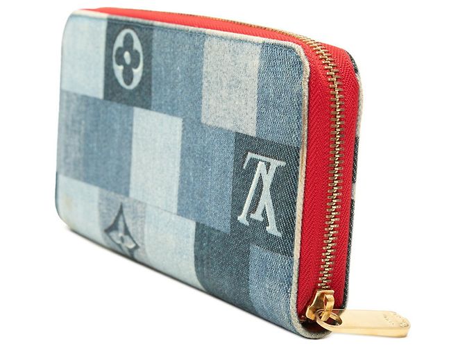 Louis Vuitton Monogram Denim Patchwork Zippy Wallet - Ansicht 2
