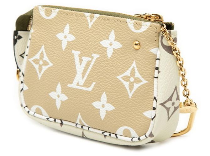 Louis Vuitton Monogram Giant Mini Pochette Accessoires Bege Verde Cru - vista 2