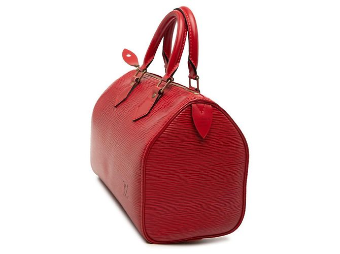 Borsa Louis Vuitton Epi Speedy 25 Rosso - vista 2
